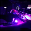 Auto DVR Andere interieuraccessoires CAR USB LED Party Lights Stage Effect Karaoke Atmosfeer Lamp 4W 5V Portable Disco Ball Colorf Lase DHL7N