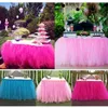 Tanta de mesa TULLE TUTU SAIA TABELA EQUIPE DE CASELO DE CELEBRO DACAS DE BEBÊ PARA BEBÊ DOBRIL