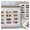 Nail Art Kits reliëf magneet display bord magnetische kleur houten stijl Japanse po props set