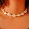 Choker Bohemian Womens Necklace Natural Sea Shell Pendant Collar Beach Jewelry