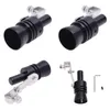 CAR DVR Motorcykelavgassystem Aluminium Turbo Sound Whistle Pipe Tailpipe Bov Blowoff Vae Simator Black Size XL Drop Delivery Mobil Dhdbi