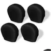 Car DVR Covers ERS 4 Pack Vinyl Wheel Protector for Truck SUV Trailer Camper RV FIT Diamesers Black1 Drop Dropect Motorc DH5G0