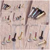 Labret Lip Piercing Jewelry 16G Clear Tragus Helix Bar 2Mm Gem Stainless Steel Labret Rings Stud Cartilage Ear Body Drop Del Dhgarden Dhh5I