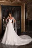 Abiti da sposa eleganti a-line Sweetheart Cinghie trasparenti Senza maniche Backless Lace Up Abito da cappella Custom Made Plus Size Abito da sposa Abiti da sposa