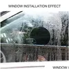 Car Dvr Car Stickers Rainproof Film Rearview Mirror Waterproof Window Glass Clear Antifog Antireflective Sticker Drop Delivery Mobiles Dhgrl