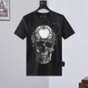 Camiseta masculina de designer masculina com letras imprimir mangas curtas camisas de verão masculino camisas pólo shinestone skull camisetas tamanho m-3xl #shop64