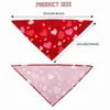 Vêtements pour chiens 3 pièces mode serviette triangulaire fournitures pour animaux de compagnie lavable chat écharpe foulard bavoirs Bandana