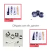 Plugs Tunnels Mix 210Mm 8 Size 4 Color Stainless Steel Flesh Tunnel Ear Plug Body Piercing Drop Delivery Jewelry Dhgarden Dhf3L
