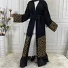 Ethnische Kleidung Naher Osten Mode Ramadan Lange Strickjacke Muslimischer Kimono Für Frauen Dubai Abaya Maxi Robe Türkische Islamische Ankunft