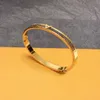 LW Bangle -armband för kvinnor Designer Luxury Gold Plated 18K 925 Silver T0p Kvalitet Högsta motkvalitet kommer inte att blekna premiumgåvor 028