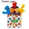 동일한 Sesame Street 봉제 인형 Uniqlo 공동 브랜드 Aimo Cookie 생일 선물 세트 5 개 색상 상자 포함 최신 출시