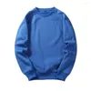 Men's Hoodies 2023 Brand Men Casual Sweatshirt Spring Solid Color Fleece Polyester Pullover Coat Warm Male RS-255