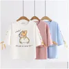 Auto DVR T-shirts Kids T-shirts Tiener Girls Tops T-stukken Katoen Ronde Nek Zomer Solid druppel Delivering Baby Materniteit Kleding Dh42i