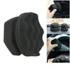 CAR DVR CAR Svamp Hållbar Pad Inget Mess Däck Dressing Applicator Care Accessoarer Handhållna Ergonomisk återanvändbar vågtyp Hex Grip Waxing Dh38a