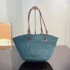 Strandtaschen Totes Straw Woven Women Brand Designer Shoulder Crossbody Single Messengers Wallet For Holiday 230218