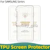 HD Clear Pełne pokrycie Protektor Soft TPU odporna na zarysowanie elastyczne ochronę ekranu TPU dla Samsung Galaxy S22 Ultra S20 Plus S10 S8 Note 20/10 S10E