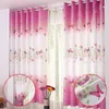 Curtain & Drapes 200cmx100cm Country Style Flower Butterfly Window Curtains Living Room Home Bedroom Cotton Decoration