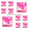 Plugs Tunnels F311 Mix 425Mm 48Pcs Pink Sile Double Flare Flesh Tunnel Ear Plug Body Jewelry Drop Delivery Dhgarden Dhihp