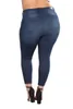 Women's Jeans PLUS SIZE Women High Waist Skinny Pencil Blue Denim Pants Stretch Washed 3XL 4XL 5XL 6XL 7XL Big Hip