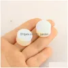 Bouchons Tunnels Clair Opalite Pierre Oreille Et Double Boucle D'oreille Évasée Civière Extenseur Piercing Bijoux De Corps 100Pcs 512Mm Goutte Dhgarden Dhxnv