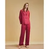 Vêtements de nuit pour femmes 2023 automne hiver femmes français lumière luxe élégant velours pyjamas deux pièces coréen tempérament doux tendre maison vêtements