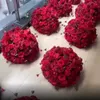 Bez stojaka) dekoracje ślubne elementy centralne Rose hortensje kwiat kulowa dekoracja ślubna