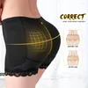 Kadın şekillendiricileri S/6XL Kadın Dantel Bulifter Vücut Şakacı Karın Kontrol Panties Boyshort Pad Shorts Kalça Geliştirici Shapewear