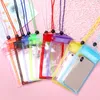 携帯電話のケース防水携帯電話水泳バッグPounch Night Lights Pouch for iPhone Sumsung Xiaomi Universal Reflective Stripestrong3レイヤー