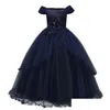 Auto DVR Mädchen Kleider Elegantes Kleid Abend Ballkleid Kinder Prinzessin Erstkommunion Teenager Schwarz Drop Lieferung Baby Mutterschaft Tuch Dhobc