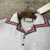 Nueva Moda Londres Inglaterra Polos Camisas Diseñadores para hombre Polos High Street Bordado Impresión Camiseta Hombre Verano Algodón Camisetas casuales # 10