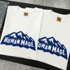 T-shirt da uomo T-shirt da uomo Snow Mountain Human Made T-shirt Uomo Donna T Shirt Tee Tops0221V23