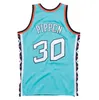 Maillot de basket-ball personnalisé 30 Pippen 1992 1995 19961 ALL-Star Mitchell et Ness hommes femmes jeunes maillots S-6XL