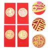 Emballage cadeau Enveloppe chinoise Année de l'argent Poche rouge Enveloppes Hongbao pour enfants chanceux