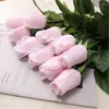 Decoratieve bloemen Single Top Grade Hand Feelt Moisturizing Rose Bud Artificial Flower Valentijnsdag Gift Wedding Home Tafel