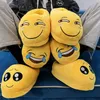 Slipper Indoor Slippers Warm Winter Home Fluffy New Fashion Men Women Bread Demon Soft Plush Shoes Unisex Cute Funny Christmas Gift W0217