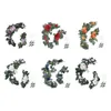 Decorative Flowers 2 Pieces Wedding Arch Kit Welcome Sign Flower Garland For Wall Decor