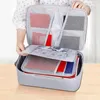 Storage Bags Fireproof Document Bag Safety Organizer Zipper Waterproof Money Pouch Multi-Layer Card Case Travel File Papers Box