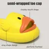 Slipper Children Slippers Kids Sandals Parent-Child Cute Duck Shape Slides Shoes Cartoon Summer Boys Girls Baby Soft Anti-Slip Slipper W0217