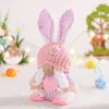 Nieuwe Easter Bunny Decoration Party Gunst 21x9x6cm Faceless Old Paar Doll Doll Home Props Gift Groothandel