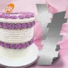 Bakvormen 10 "boter room soepelere cake roestvrijstalen schraper chocolade gladdere spatulas cake decoreren mallen bakgereedschap 230217