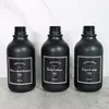 Bouteilles de stockage 300 ml Utile Salon de coiffure Distributeur de savon Bouteille de shampoing 2 styles rechargeables