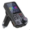 CAR DVR Bluetooth Car Kit 18 Torelös FM -sändare AUX stöder QC30 Charging Treble och Bass Sound Music Player Charger Quick 3456754