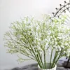 Decorative Flowers 90Heads 64cm Babies Breath Artificial Plastic Gypsophila DIY Floral Bouquets Arrangement For Wedding Home Decoration