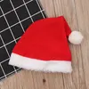 Ensembles de vêtements 4pcs bébé garçon rouge noël à manches longues haut chapeau de père noël pantalon chaussette vêtements pour enfants nés