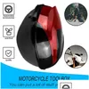 Auto DVR Anderes Motorradzubehör 2021 Große Kapazität Proof Tail Box Elektrisches Fahrrad Kofferraum Top Case mit Sicherheitsschloss Schnalle1 Drop Dhgsm