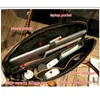 Briefcases Mrs Casual Totes13 14 Cus Laptop Bag Office For Women Cases Female Manager Busin Leather Handbag