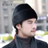 Berets Aorice Man Real Hat Cap 2023 Winter Snow Unisexe Natural Beret Hats Caps HF003