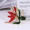 Brooches Colorful Elegant Rhinestone Charm Flower Brooch Fashion Beautiful Romantic Jewelry Accessories High Quality