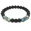 Strand Trendy Men Bracelet Imperial Stone With CZ Tube Beaded For Jewelry Strands