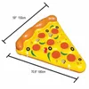 Uppblåsbara flottörrör 1st stor storlek säng 2 st vatten ärm pvc pizza flytande rad vuxen lek floinflatable